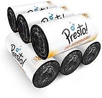 Amazon Brand - Presto! Oxo-Biodegradable Garbage Bags