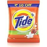 Tide Plus with Extra Power Jasmine and Rose Detergent Washing Powder - 1kg Pack Tide Plus with Extra Power Jasmine and Rose Detergent Washing Powder - 1kg Pack 4.2 out of 5 stars 40 ₹139.00 (₹139.00/kg) Get it Jan 27 - 29 ₹75.00 shipping