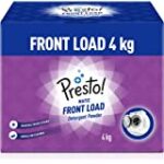 Amazon Brand - Presto! Matic Front Load Detergent Powder - 4 kg Amazon Brand - Presto! Matic Front Load Detergent Powder - 4 kg 4.0 out of 5 stars 1,311 47% off Republic Day Sale ₹479.00 (₹119.75/kg) M.R.P: ₹900.00 Get it by Sunday, January 21 FREE Delivery over ₹499. Fulfilled by Amazon. 3% Claimed